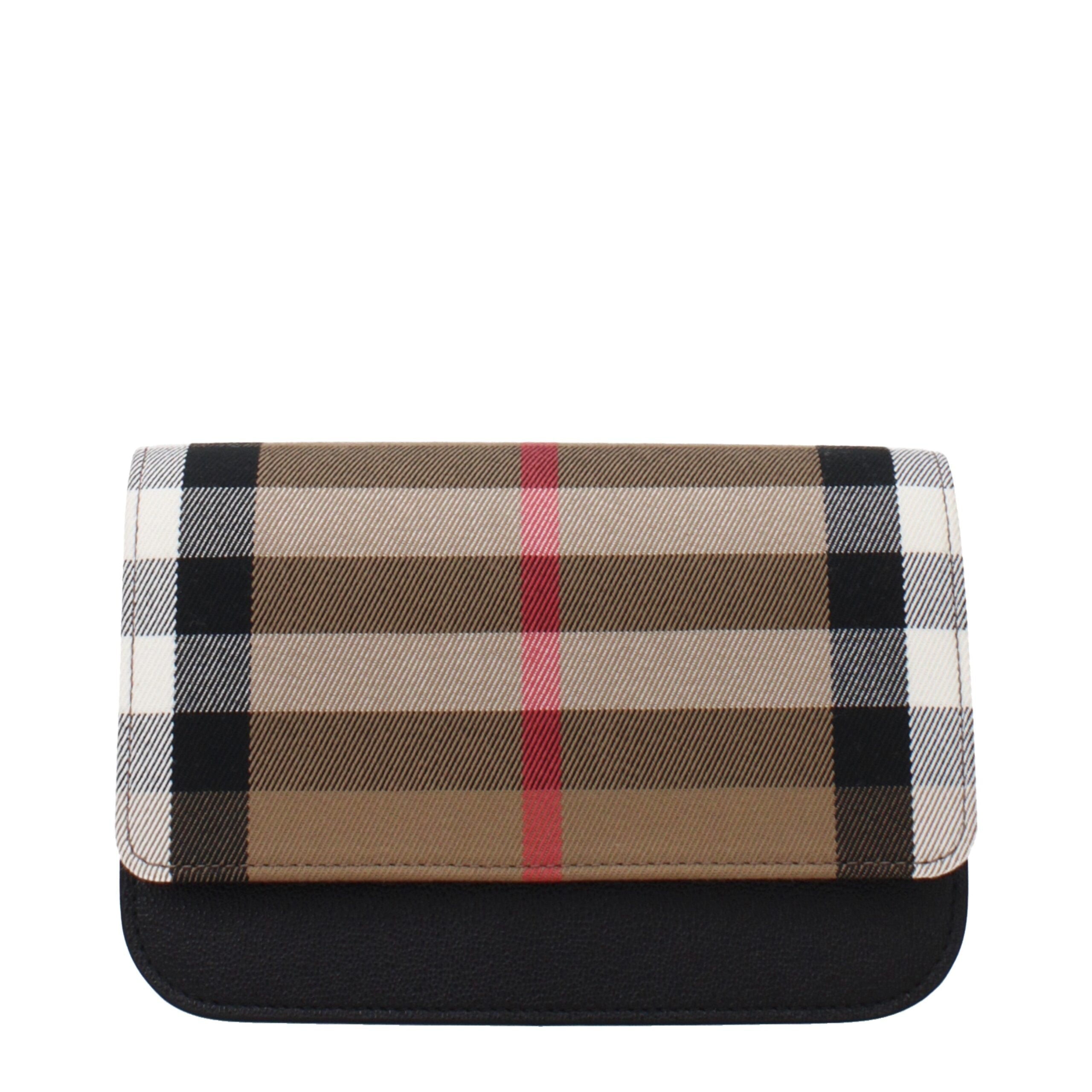 Burberry Beige Fabric Clutch Bag