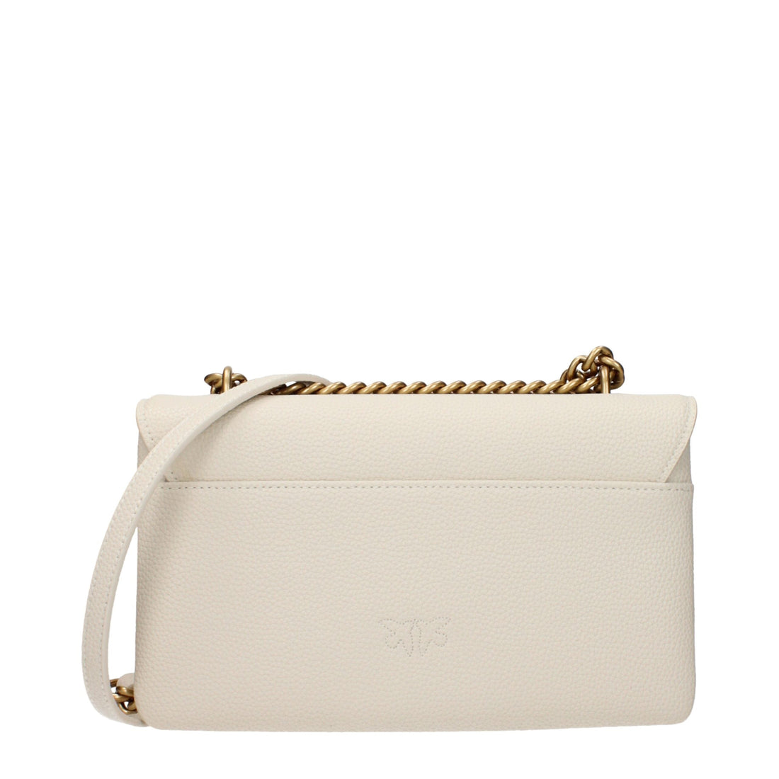 PINKO Beige Leather Crossbody Bag