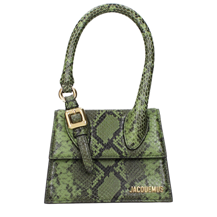 Jacquemus Green Leather Handbag