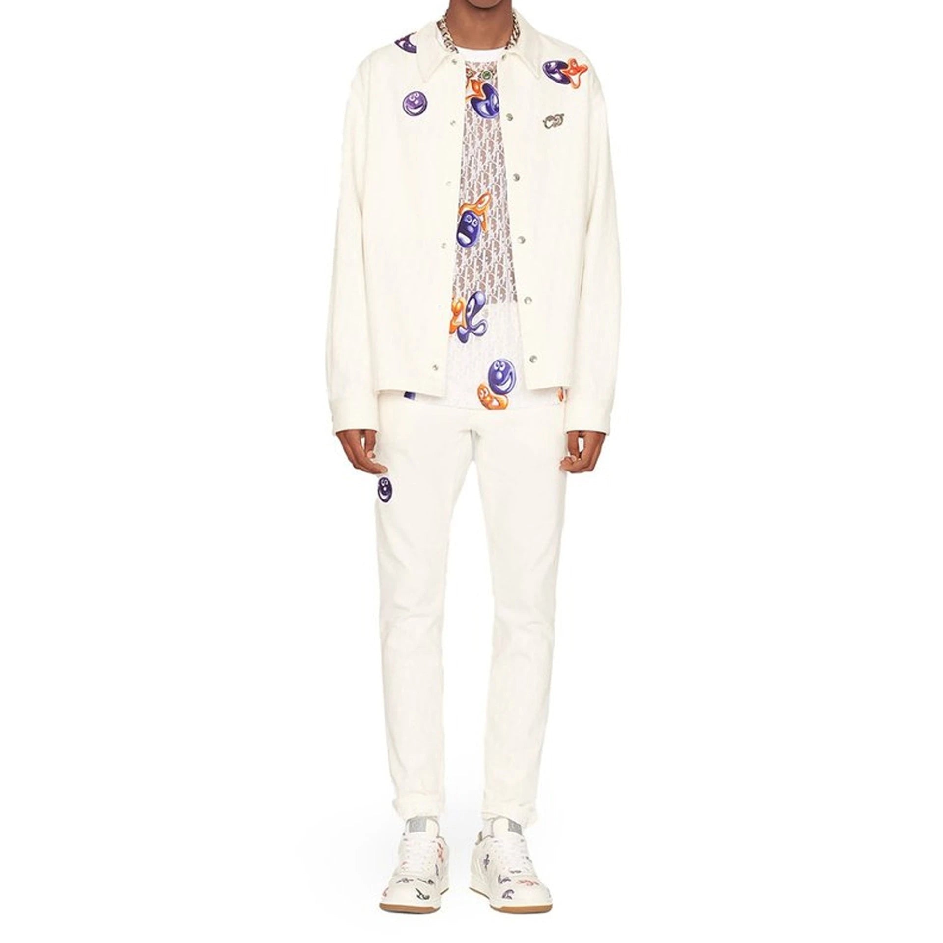 Dior KennyScharf Patches Jeans