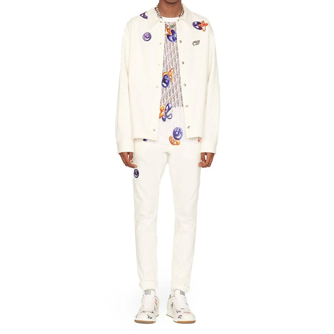 Dior KennyScharf Patches Jeans