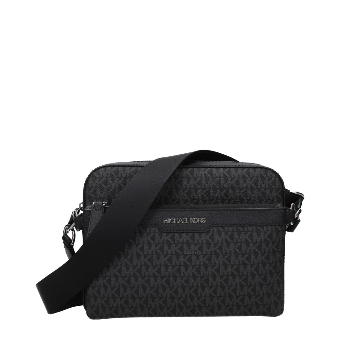Michael Kors Black Fabric Crossbody Bag