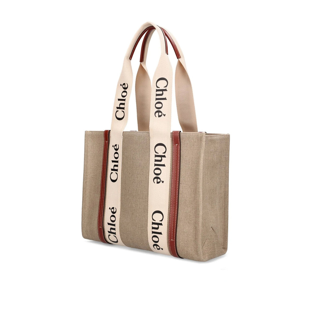Chloe Woody Medium Tote Bag - WOMEN BAGS - CHLOE' - Tluxy New