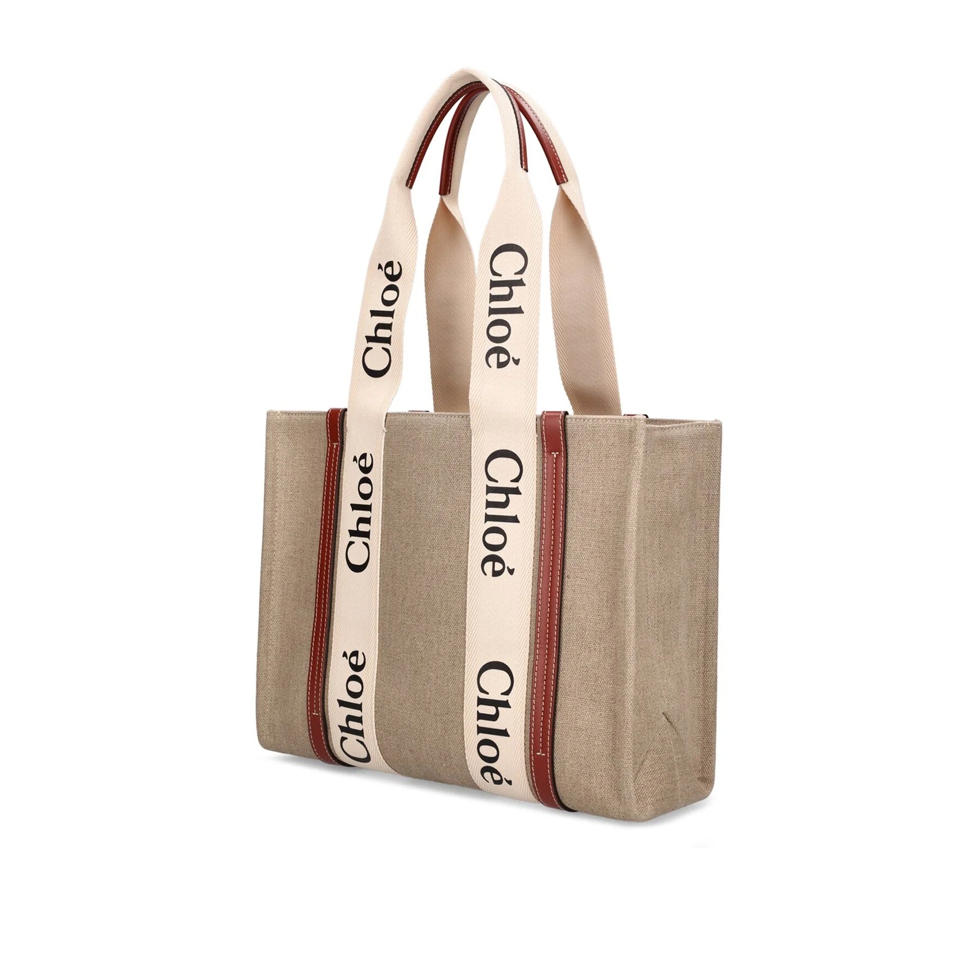 Chloe Woody Medium Tote Bag - WOMEN BAGS - CHLOE' - Tluxy New