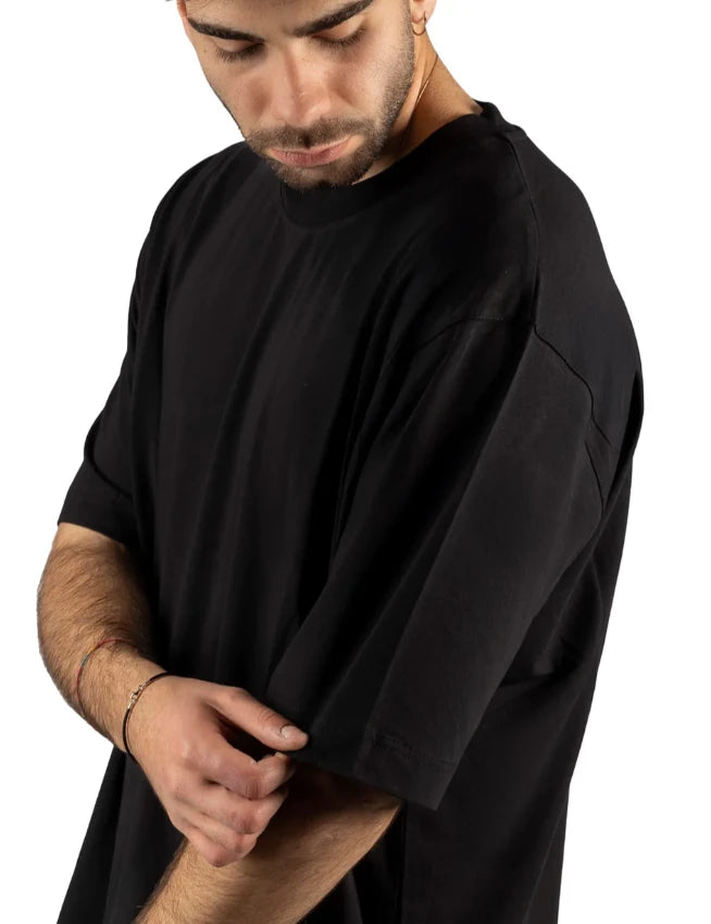 Alpha Studio T-shirt & Top Black Man