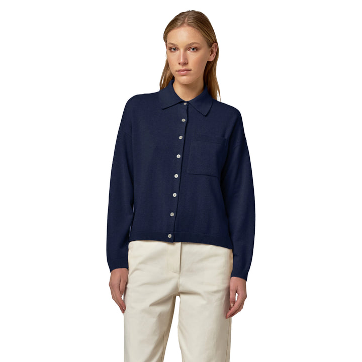 Alpha Studio Sweaters Blue Woman