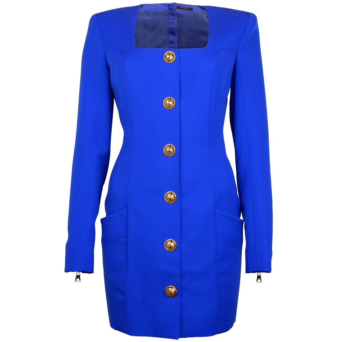 Balmain Dress Blue Woman