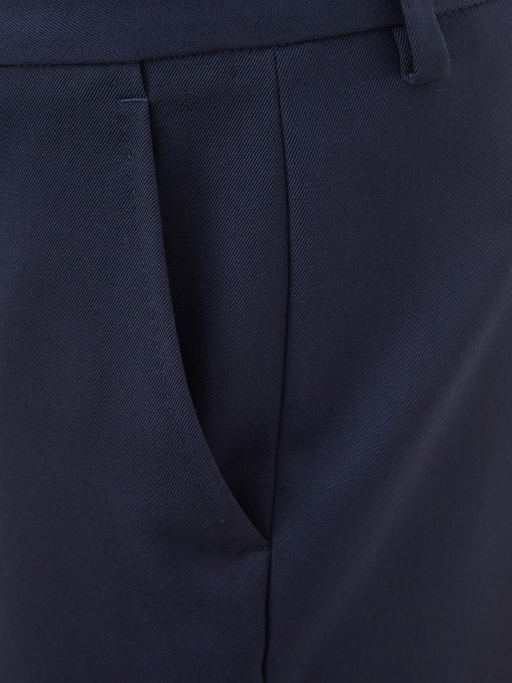 Blue Wool Trousers Lardini
