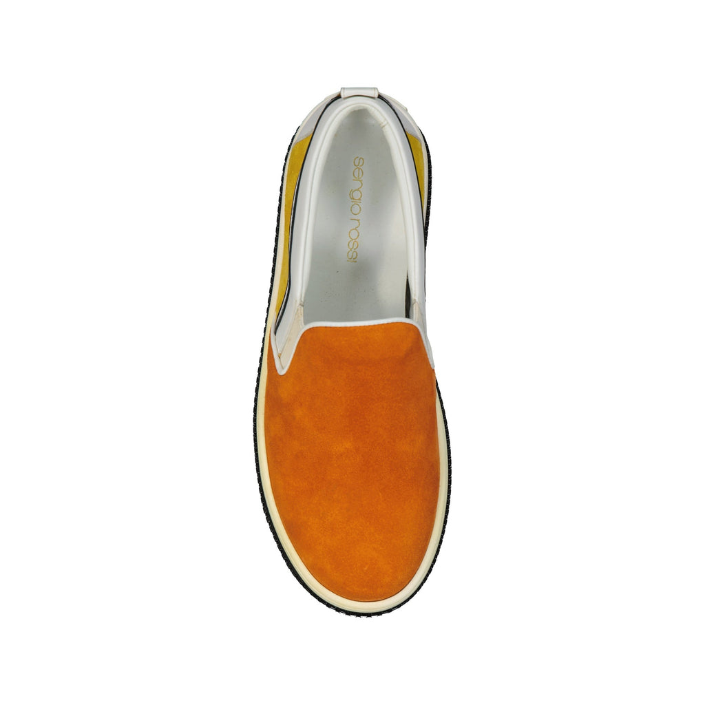 Sergio Rossi Leather Slip - On Sneakers - WOMEN SHOES - SERGIO ROSSI - Tluxy New