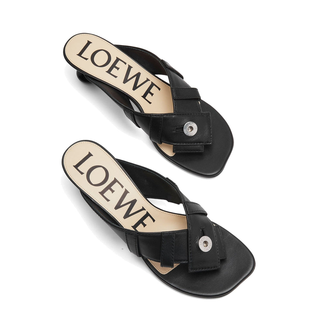 Loewe Toy Panta 45MM Leather Sandals