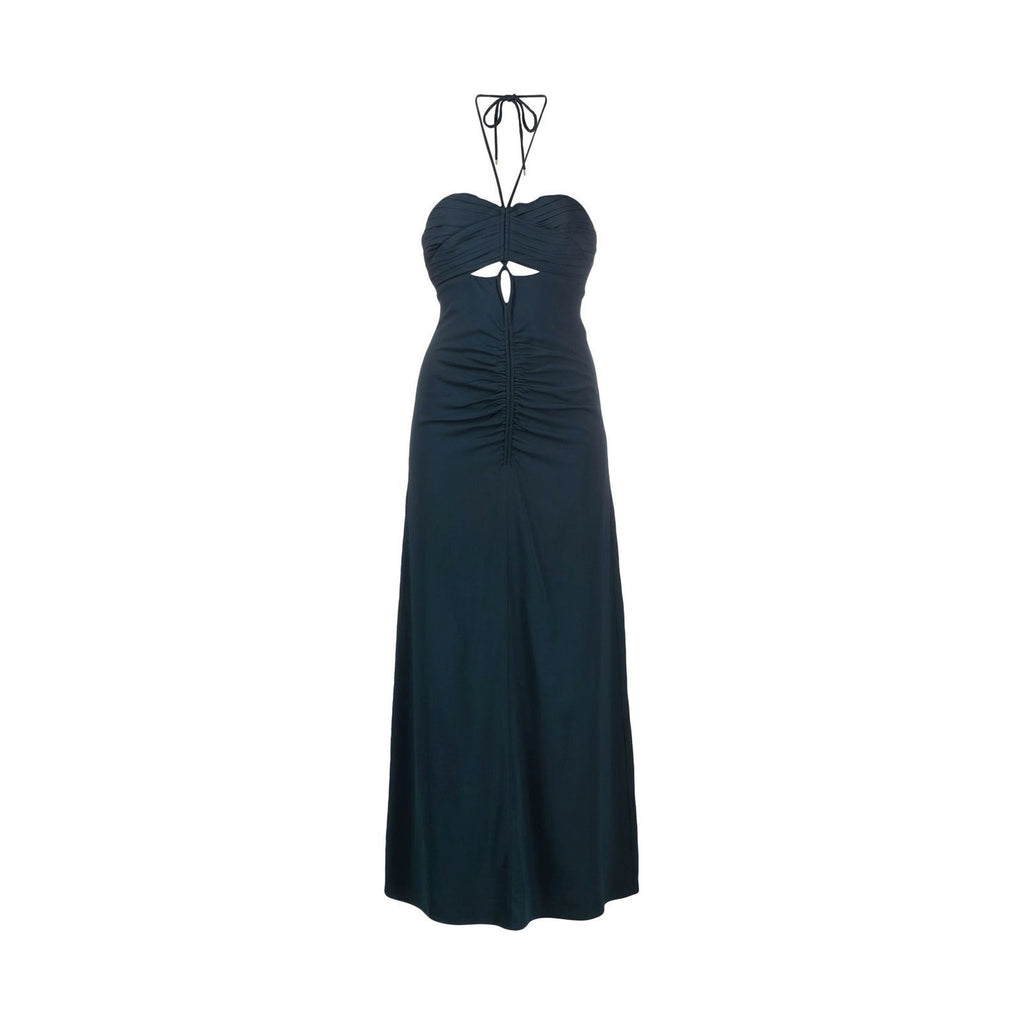 Self-Portrait Cut-Out Ruched Maxi Dress – Siebentaschen