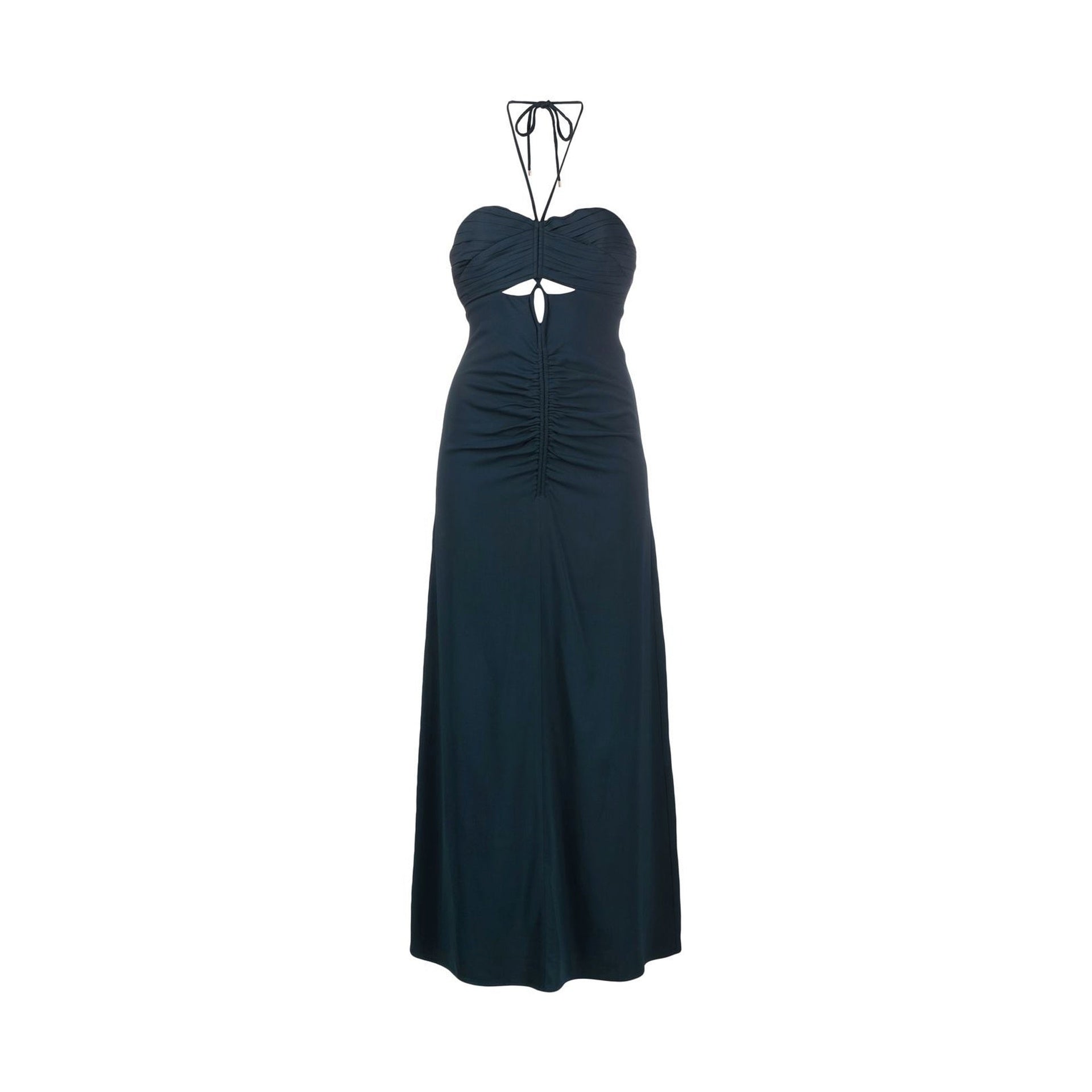 Self-Portrait Cut-Out Ruched Maxi Dress – Siebentaschen