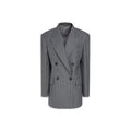 Brunello Cucinelli Pinstriped Wool Blazer