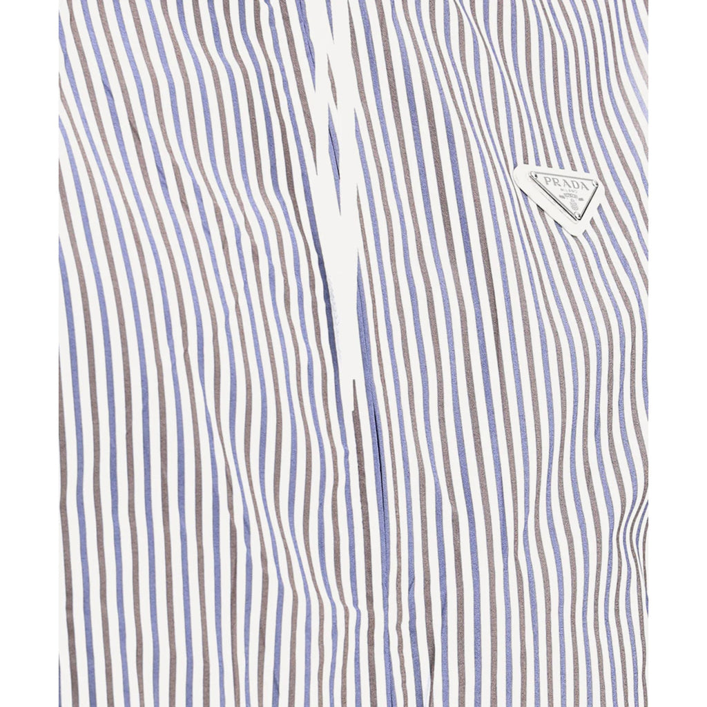 Prada Striped hooded Jacket