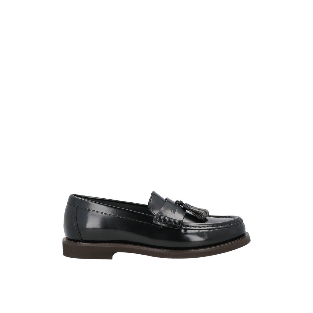 Brunello Cucinelli Leather Penny Loafer