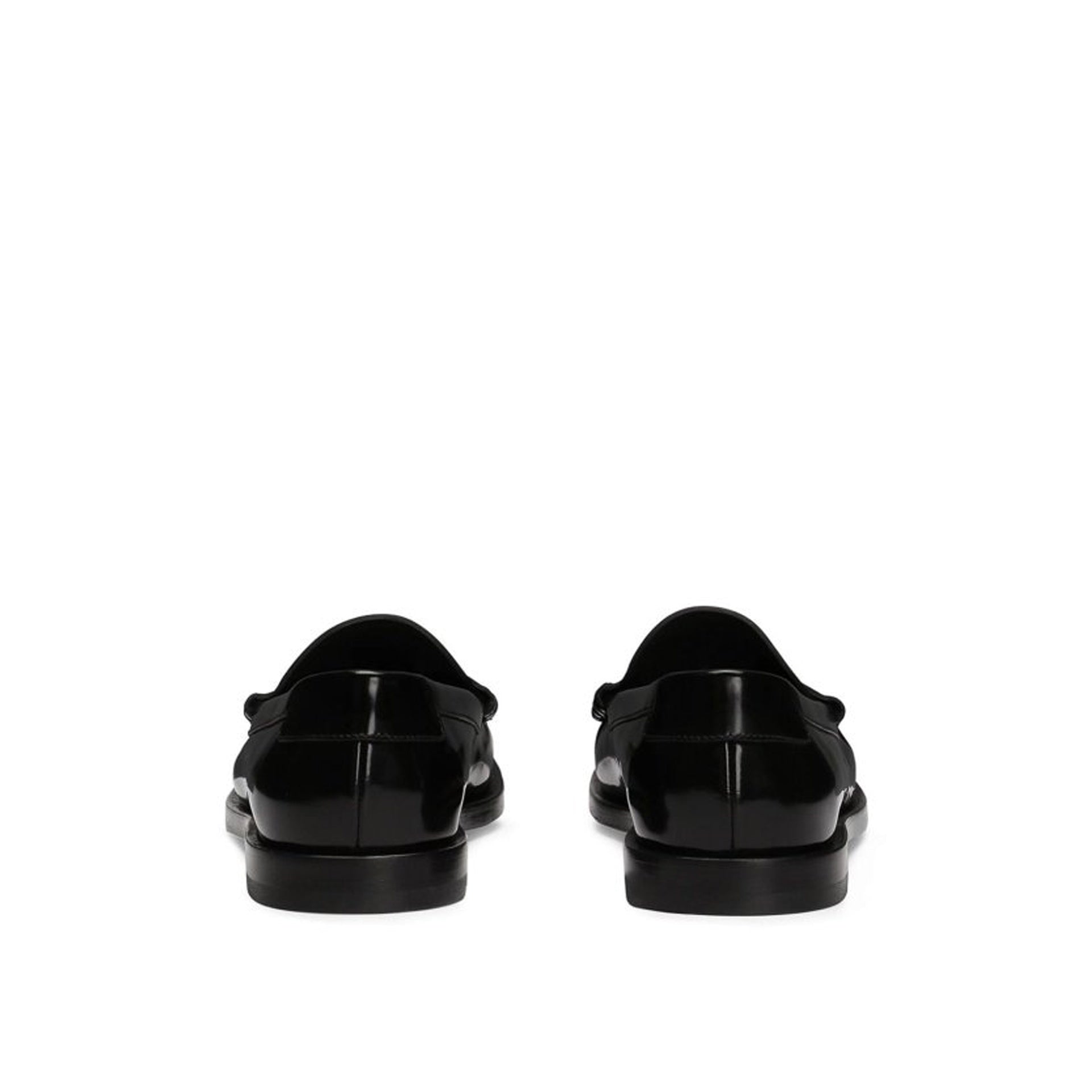 Dolce & Gabbana Leather Logo Loafers