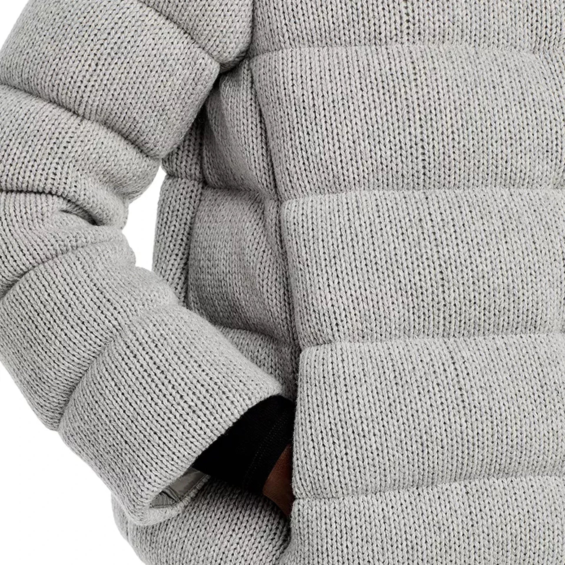 Herno Quilted Knit Bomber Jacket