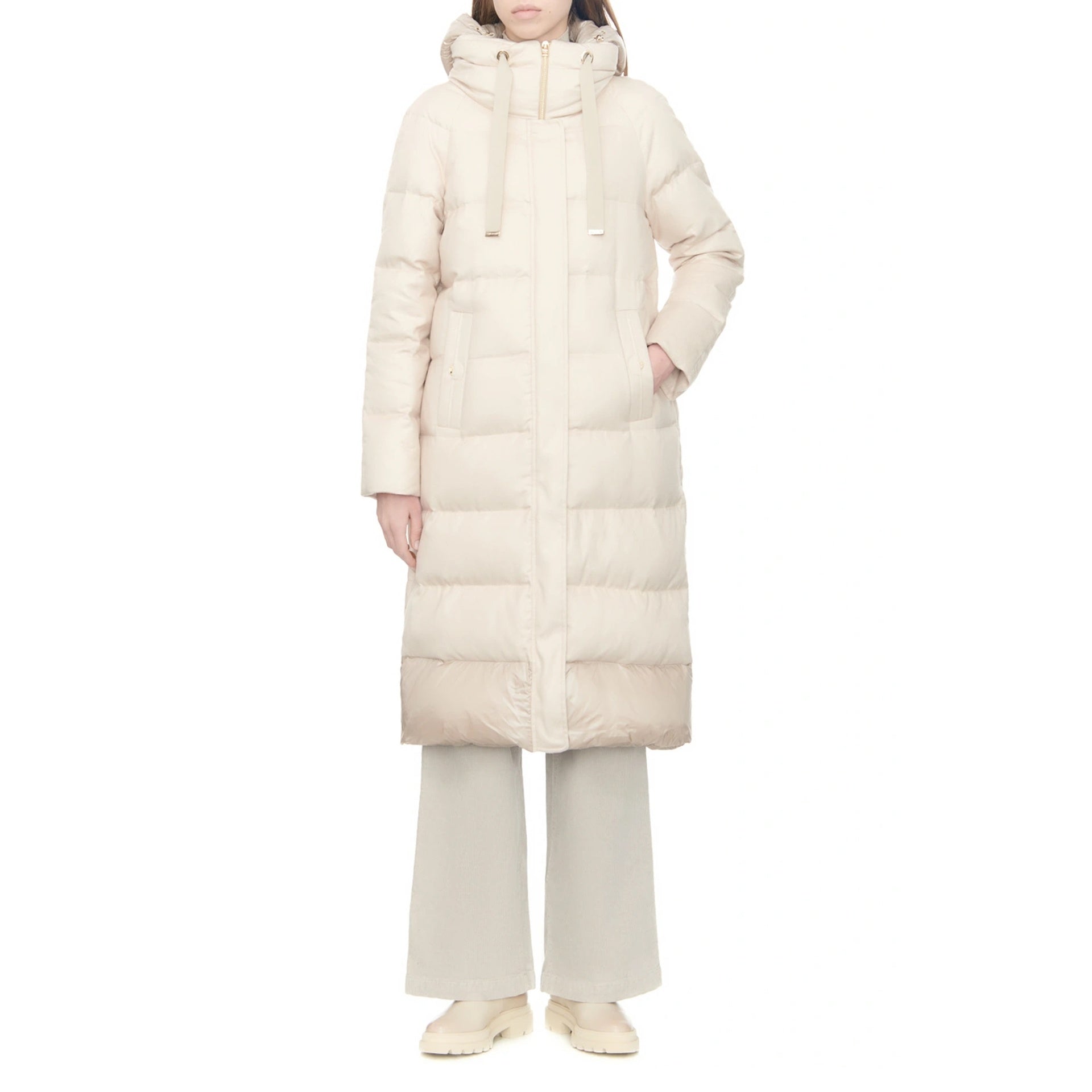 HERNO Silk And Cashmere Padded Coat