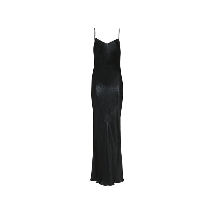 Saint Laurent Satin Long Dress