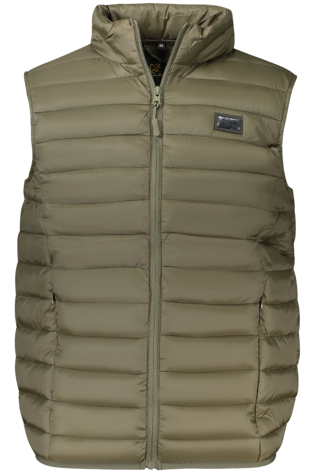 CAVALLI CLASS MEN&#39;S GREEN SLEEVELESS JACKET