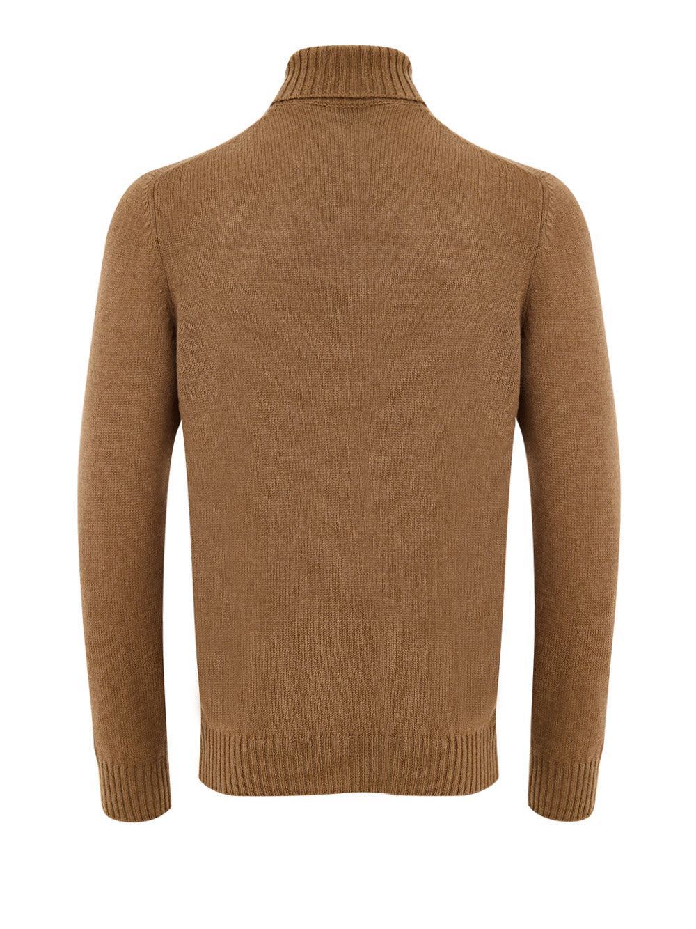 Brown Gran Sasso Wool Turtleneck Sweater