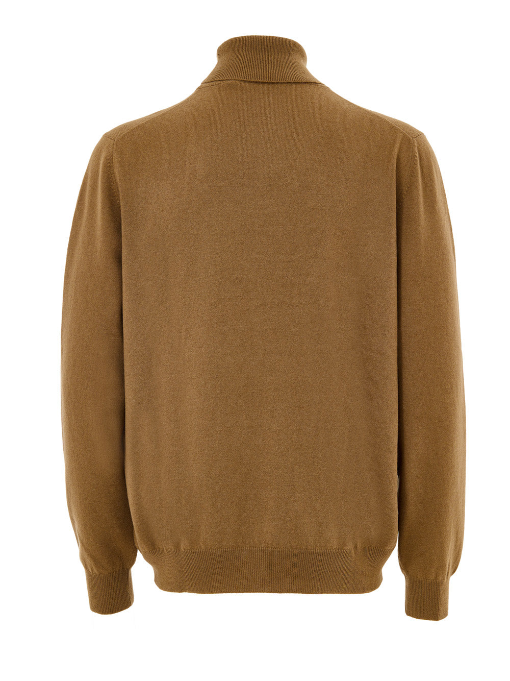 Gran Sasso Brown Fine Wool Turtleneck Sweater