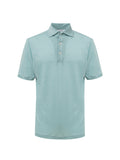 Gran Sasso Light Blue Linen Polo