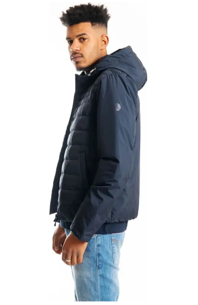 People Of Shibuya Sumptuous Blue Hooded Technical Jacket