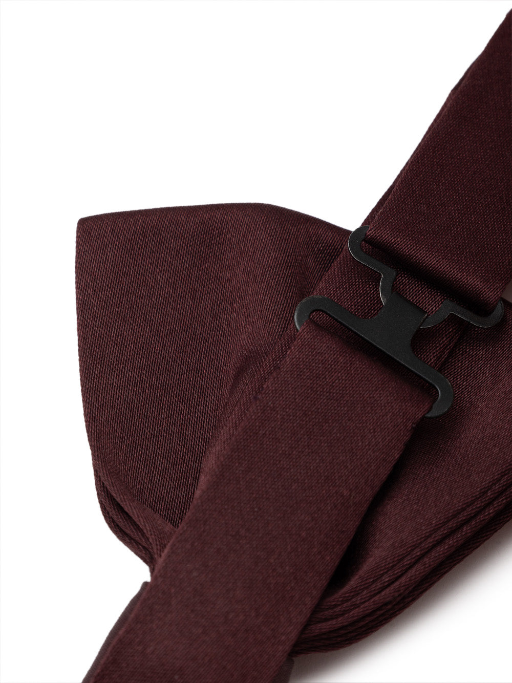 Dolce & Gabbana burgundy silk bow tie
