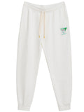 Tennis Club Icon white joggers with Casablanca embroidery