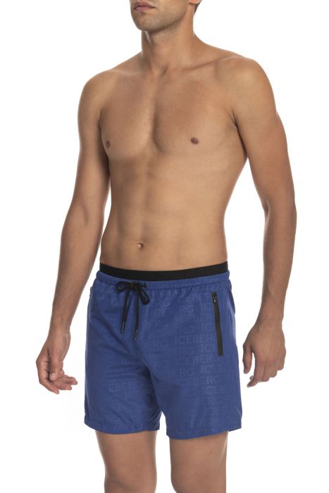 Iceberg Blaue Herren Badeshorts