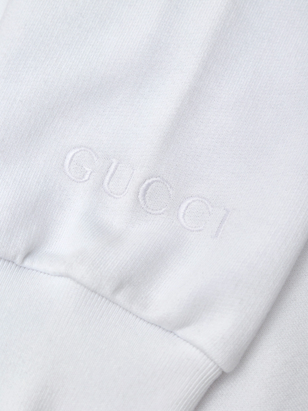 Gucci White Sweatshirt with Jewel Neckline – Women – Siebentaschen