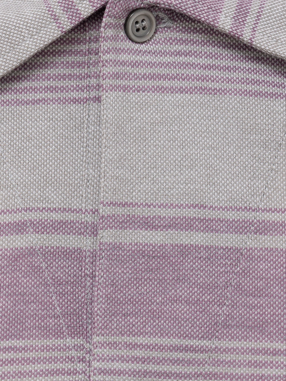 Canali Striped Polo Short Sleeve