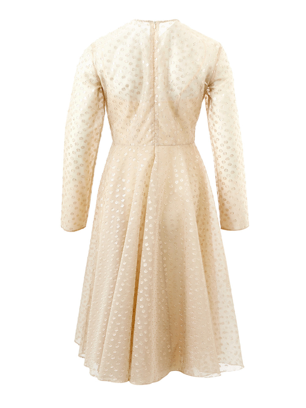 Tulle Dress with Gold Applications