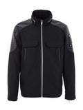 Black Moose Knuckles Technical Fabric Biker Jacket