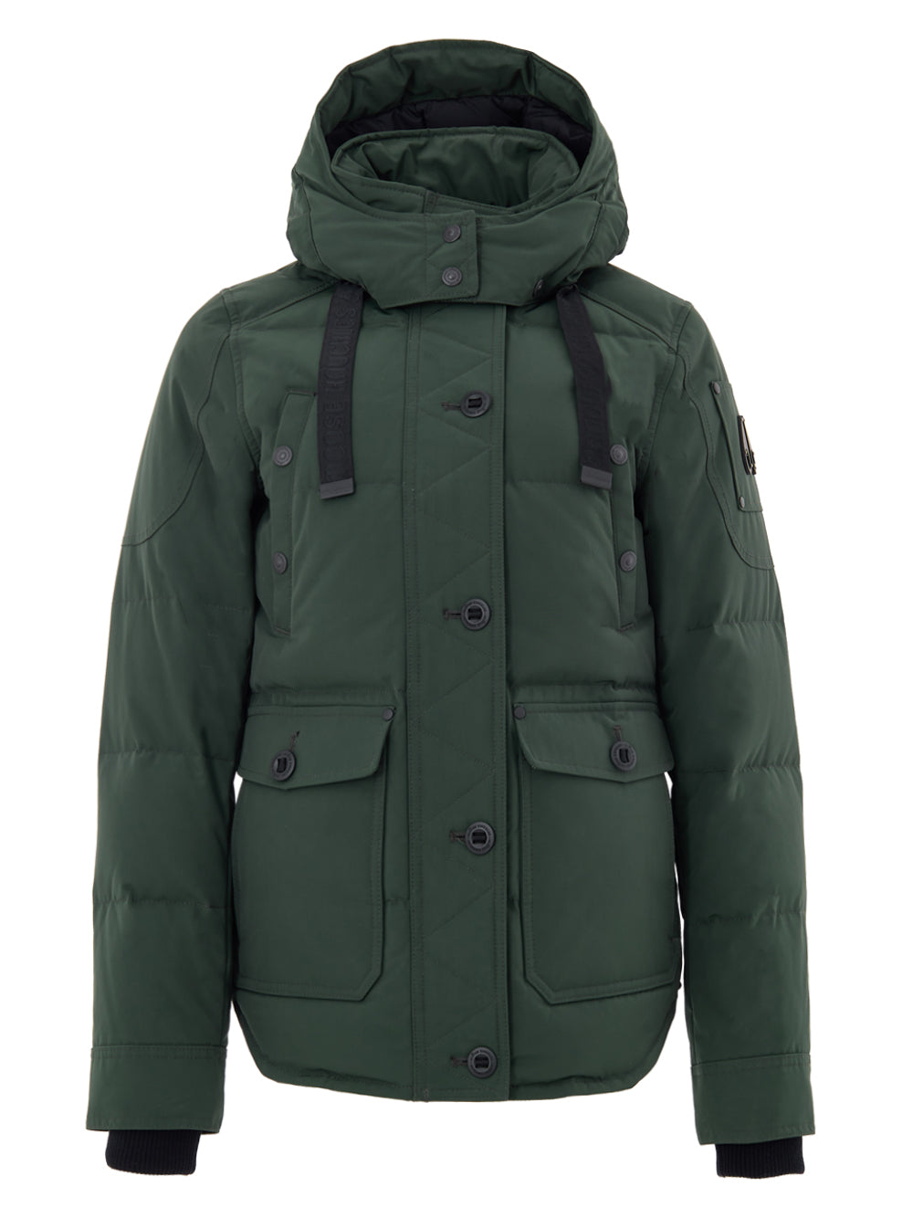 Moose Knuckles Green Padded Field Jacket