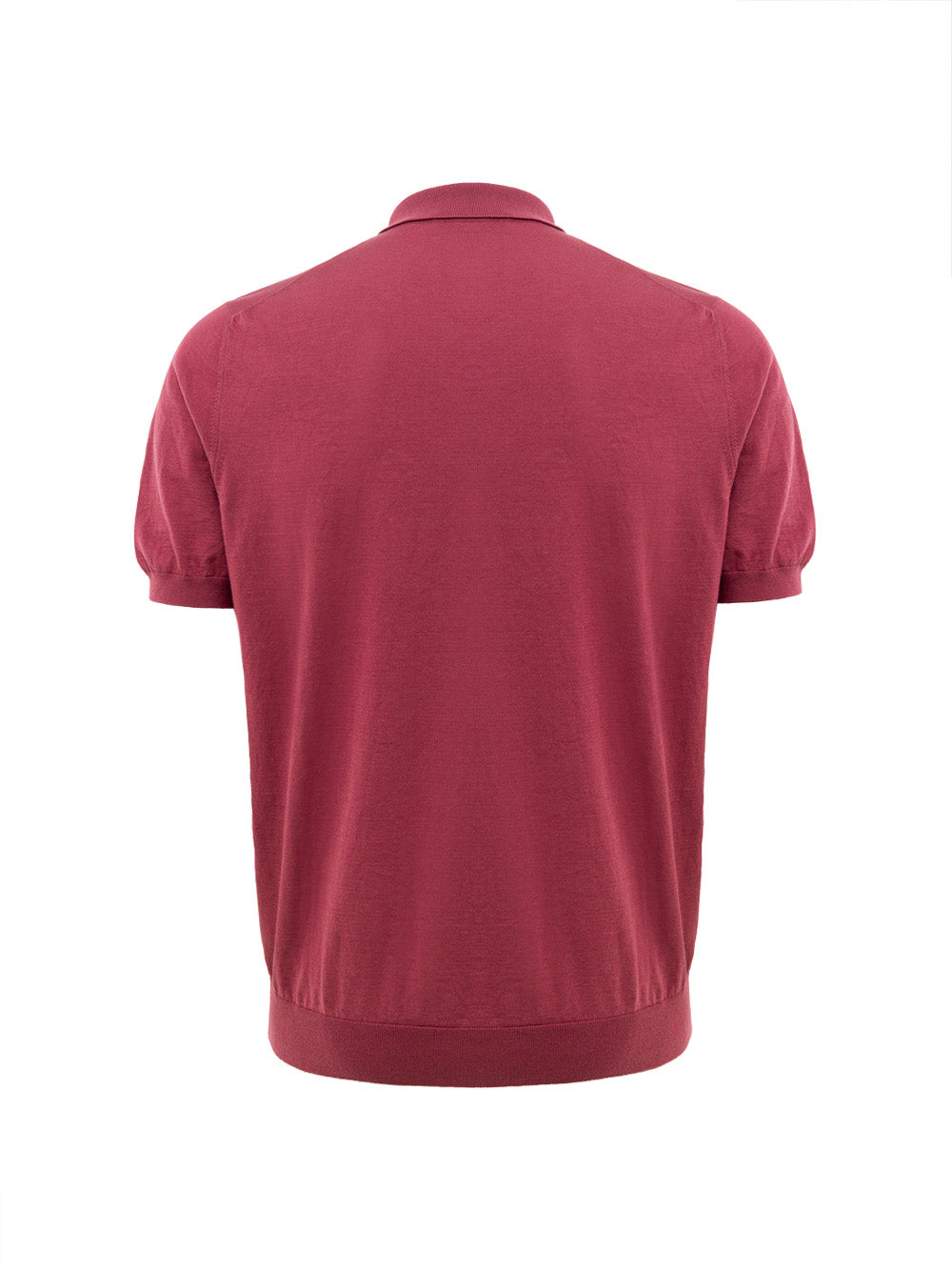 Gran Sasso Men's Cherry Red Classic Cotton Polo Shirt – Siebentaschen