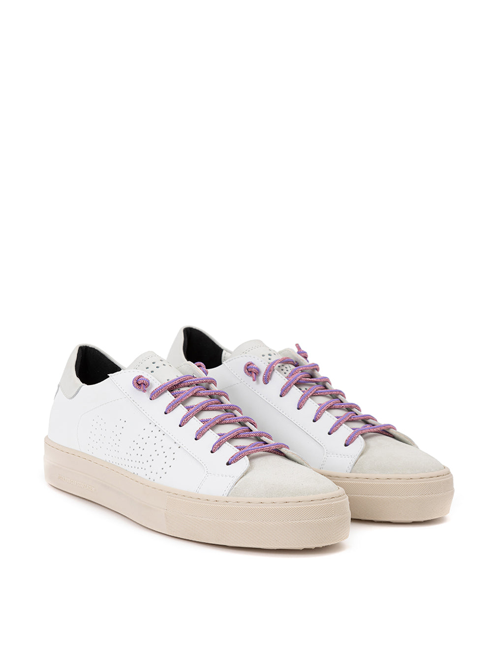 P448 White Leather Thea Sneaker