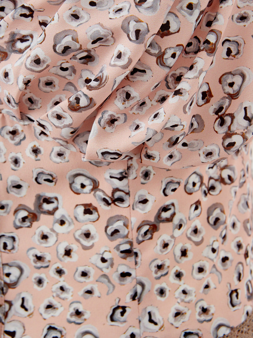 Flower print allover strapless dress