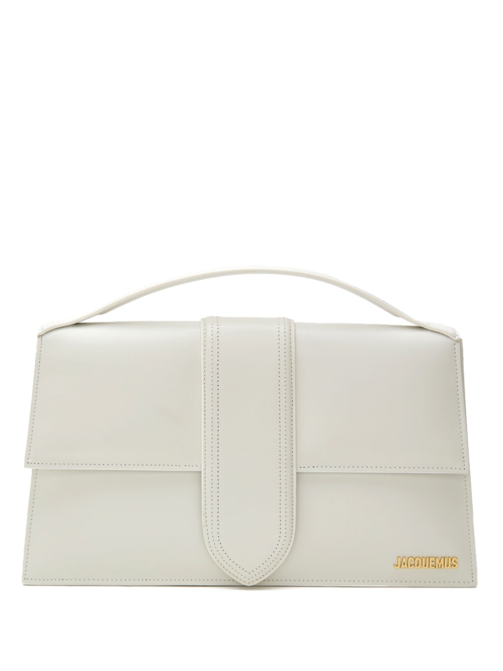 Jacquemus Le Bambino Oversized Bag in White Leather – Siebentaschen
