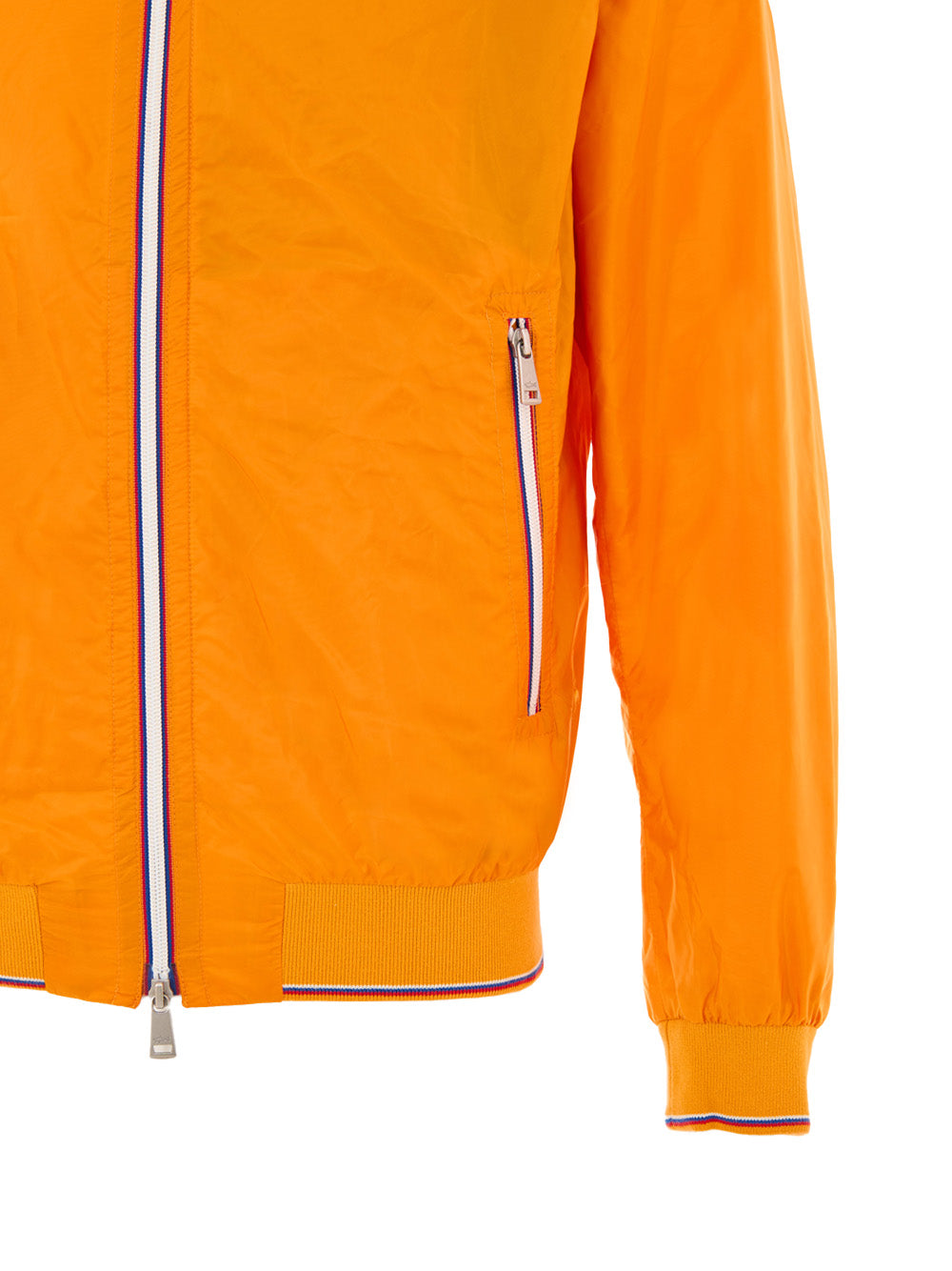 Paul & Shark Orange Lightweight Bomber Jacket in Technical Fabric