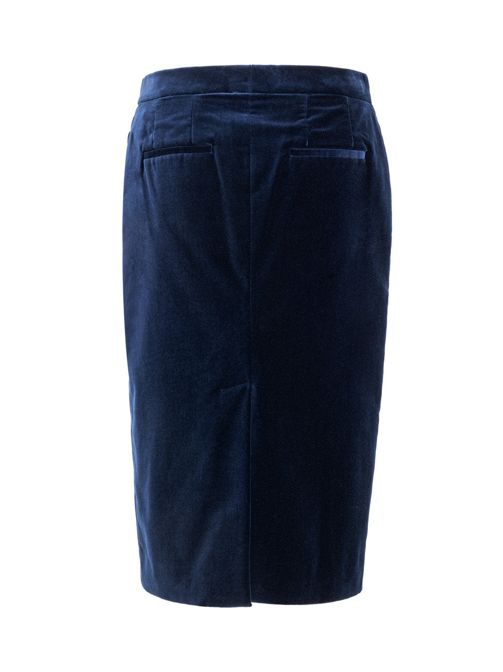 Tom Ford Blue Velvet Midi Skirt