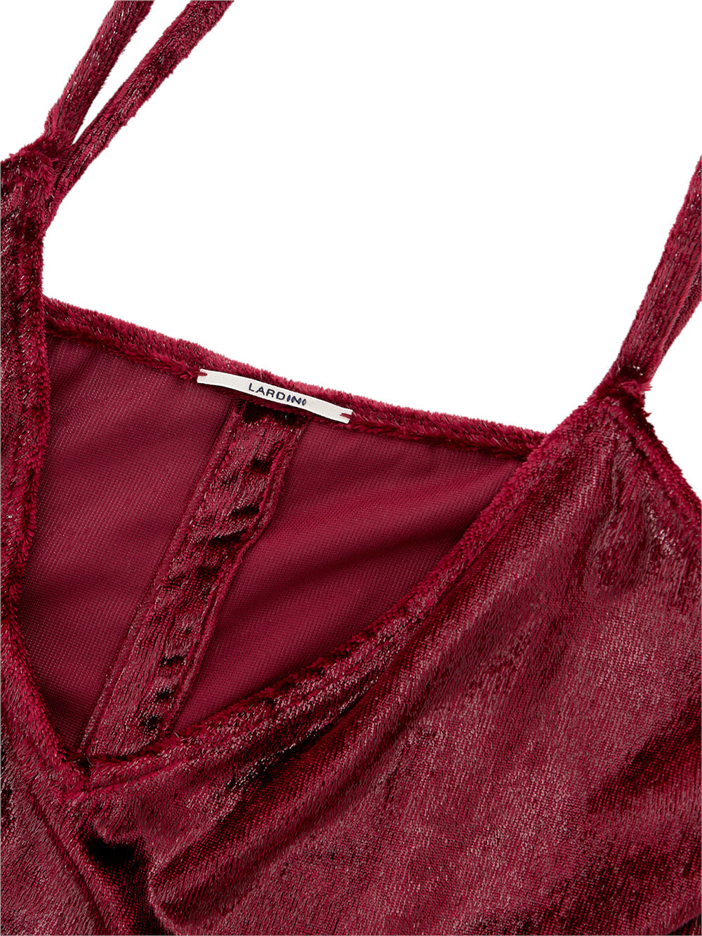 Long Dress Polished Velvet Straps