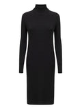 Bottega Veneta Black Ribbed Wool Stretch Maxi Dress – Siebentaschen