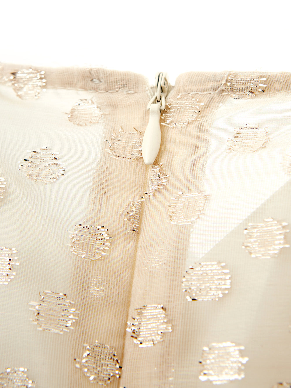 Tulle Dress with Gold Applications
