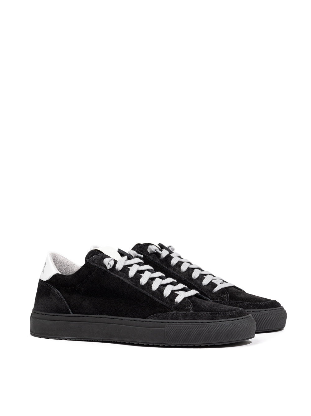 P448 Soho-M Black Suede Sneakers