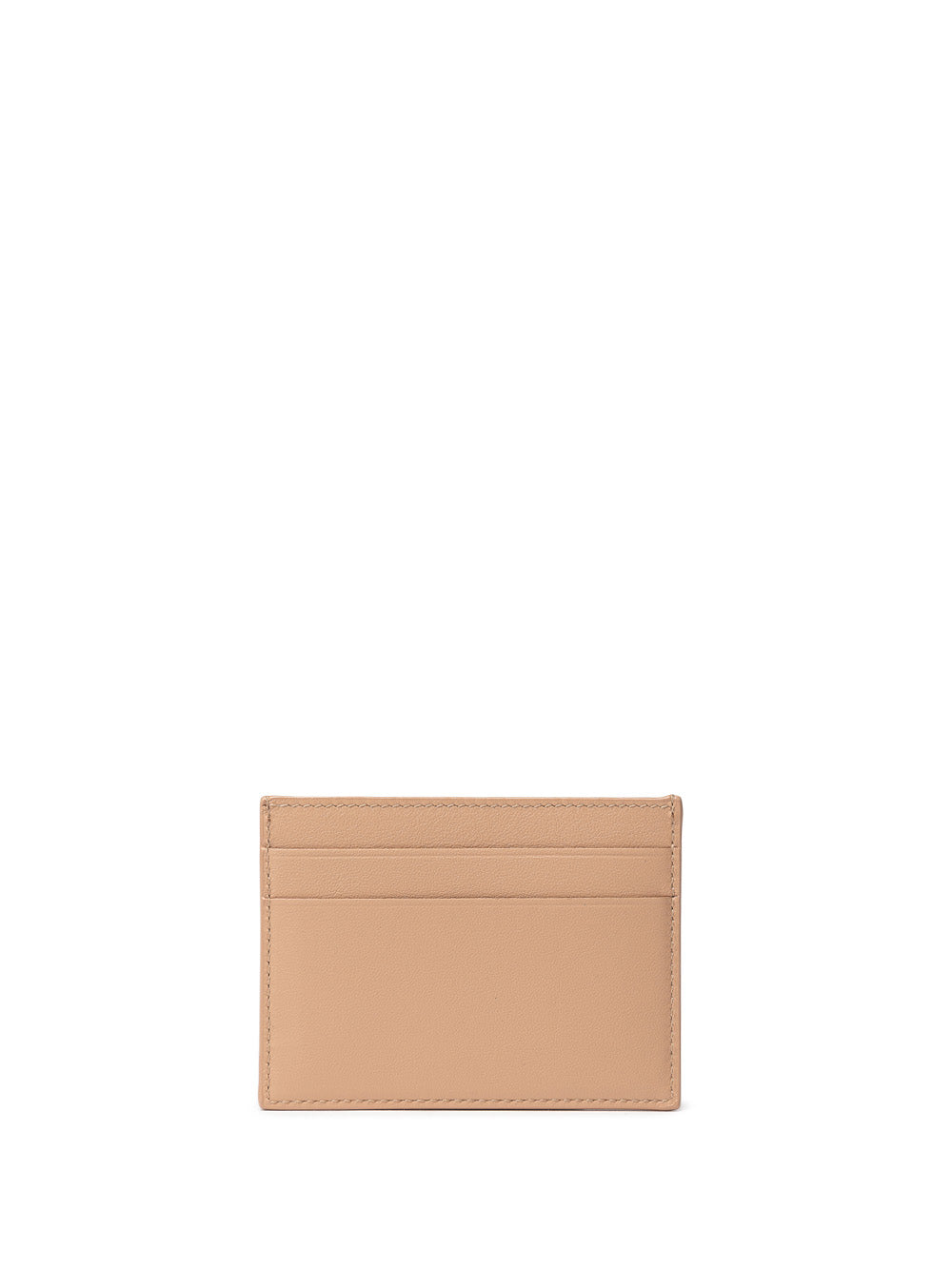 Balenciaga Dark Beige Brushed Leather Card Holder with Gold Logo – Siebentaschen