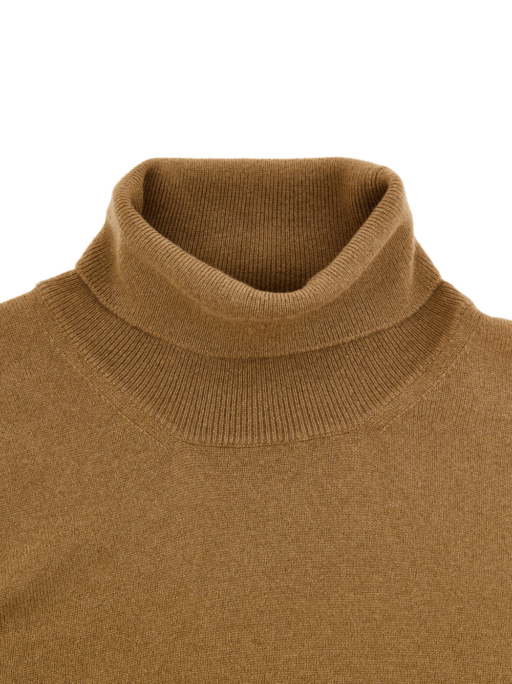 Gran Sasso Brown Fine Wool Turtleneck Sweater