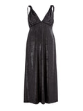 Shiny Velvet Effect Strapless Dress