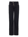 Tom Ford Black Stretch Denim Flared Jeans